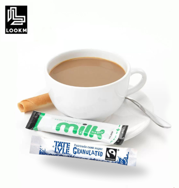 Milk and Sugar Sachets Bundle - Handy Travel Pack - 50 Individual Milk & 50 Individual Sugar - Lookm Exclusive - Image 5