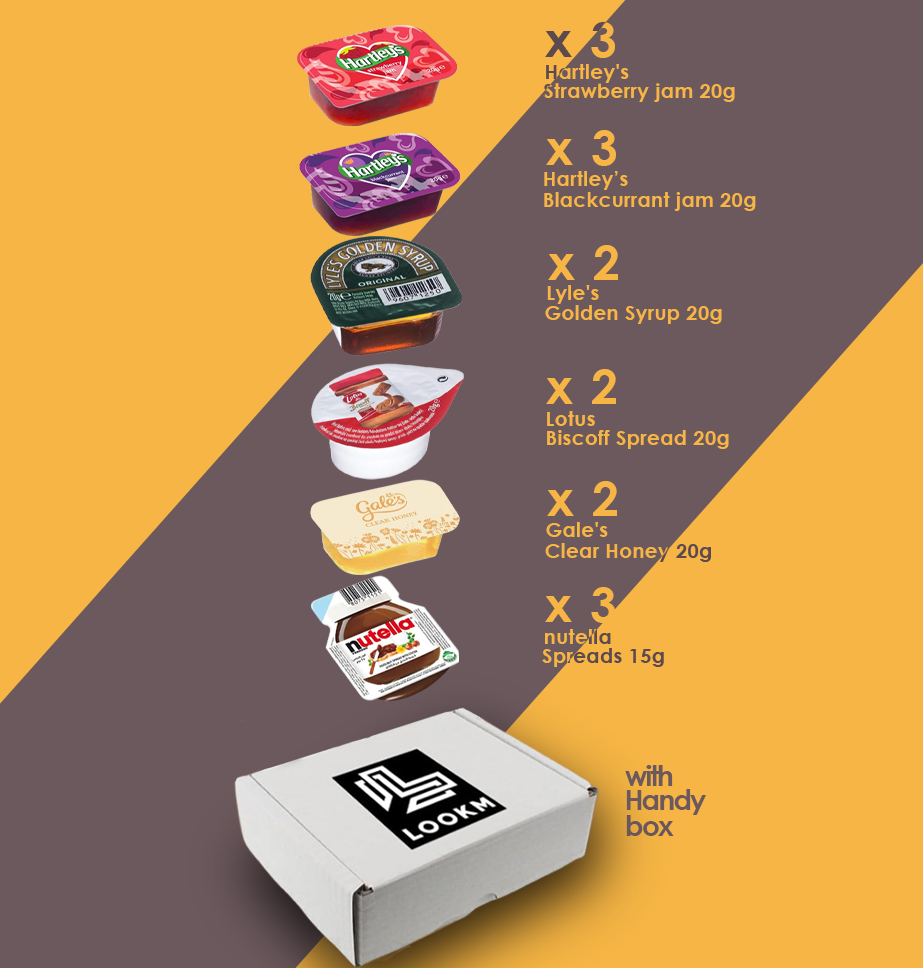 Breakfast Jams, Spreads, Honey, Biscoff, Golden Syrup, Lookm Exclusive - Image 2
